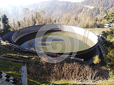 Pipeline Track Water Tank Donga Gali Muree Editorial Stock Photo