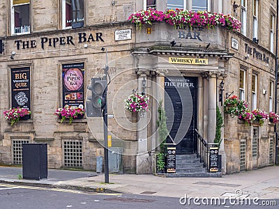 The Piper Bar in Glasgow, Scotland Editorial Stock Photo