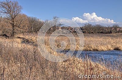 Pipestone National Monument in Summer Stock Photo