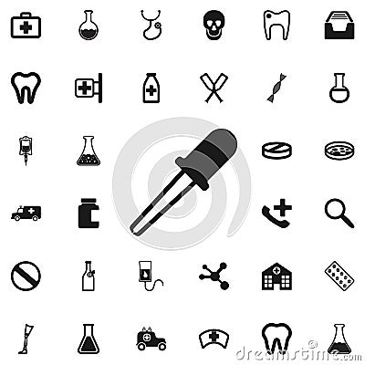 Pipette icon Stock Photo