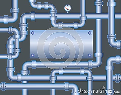 Piping Vector Illustration