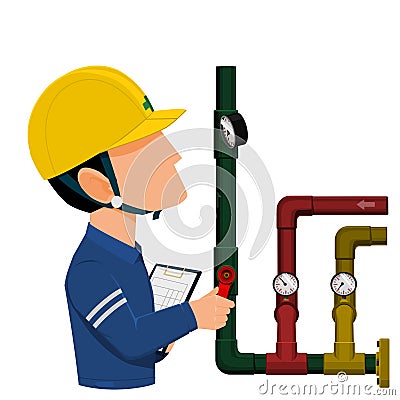 Piping audition Vector Illustration