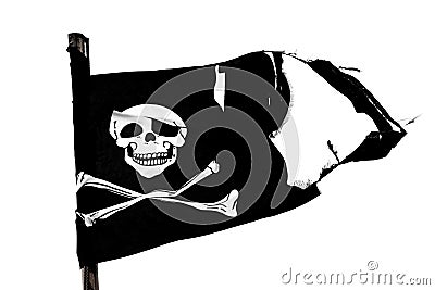 Pirate Flag Stock Photo