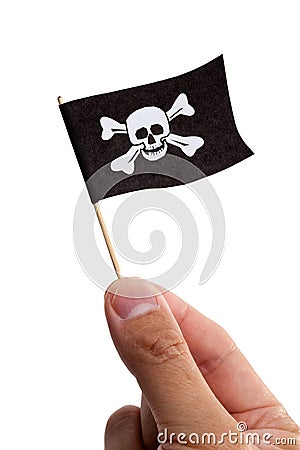 Pirate Flag Stock Photo