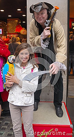 Pirate at Hamley Editorial Stock Photo