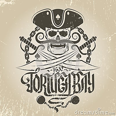 Pirate logo Vector Illustration