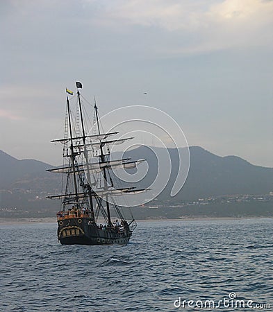 Pirate Ship Editorial Stock Photo