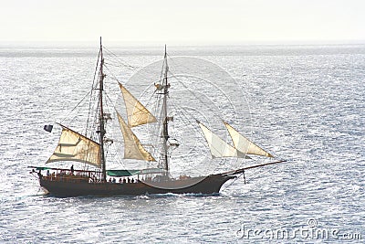 Pirate Ship Stock Photo