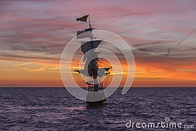 Pirate Ship Stock Photo