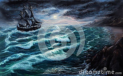 Pirate ship Stock Photo