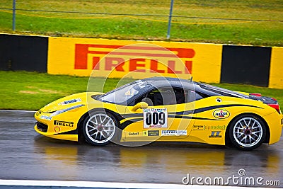 Pirelli Ferrari racing at Montreal Grand prix Editorial Stock Photo