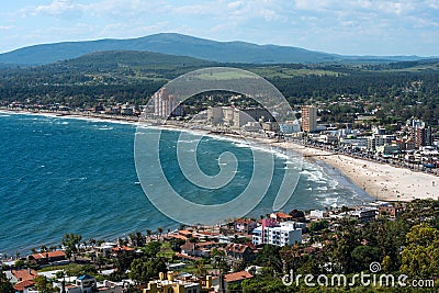 Piriapolis in the Coast of Uruguay Editorial Stock Photo