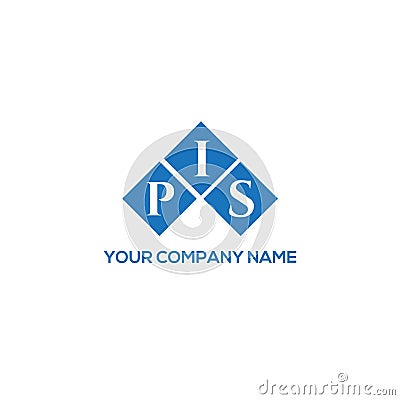 PIS letter logo design on WHITE background. PIS creative initials letter logo concept. PIS letter design Vector Illustration