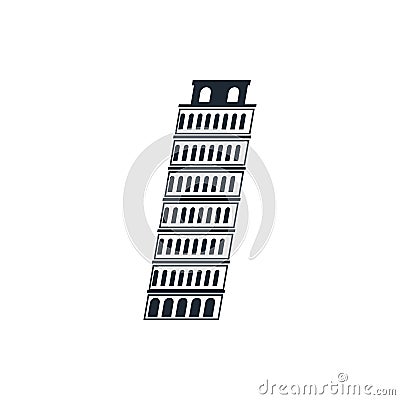 Pisa, italy landmark Vector Illustration