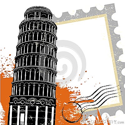 Pisa tower Vector Illustration