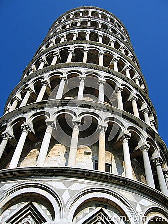 Pisa tower - close up (1) Stock Photo