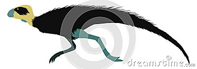 Pisanosaurus, illustration, vector Vector Illustration