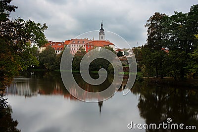 Pisek town, Czech Republic Stock Photo