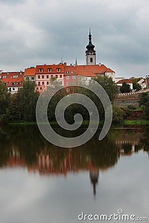 Pisek town, Czech Republic Stock Photo