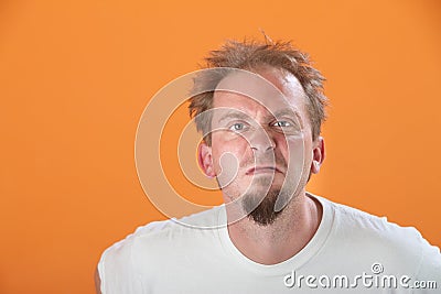 Pissed-off Man Stock Photo