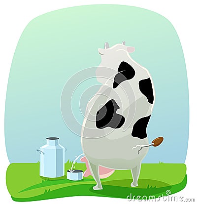 Cow Vector Illustration