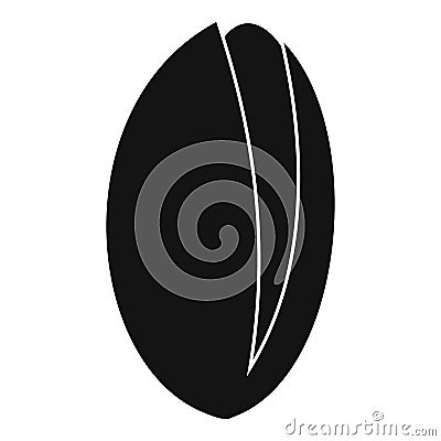 Pistachio nut icon, simple style Vector Illustration