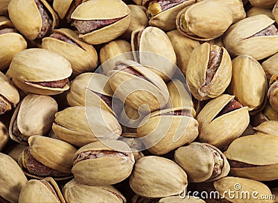 Pistachio Nuts, pistacia vera, Dry Fruits Stock Photo