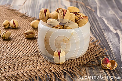 Pistachio Nuts Stock Photo