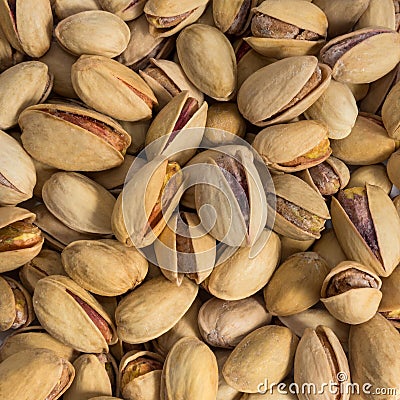 Pistachio texture. Roasted salted pistachio Stock Photo