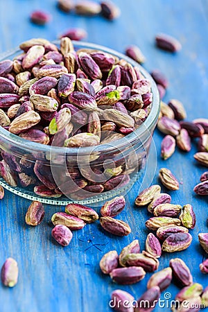 Pistachios from Bronte, Sicily Stock Photo