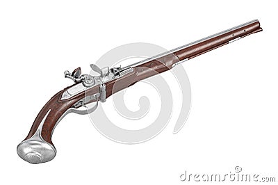 Pistol gun classic Stock Photo