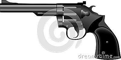 Pistol a revolver Stock Photo