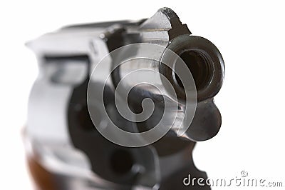 Pistol's barrel Stock Photo