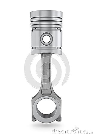 Piston isolated on white backgound Cartoon Illustration