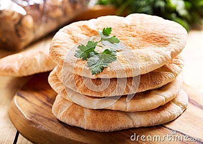 Pita bread Stock Photo