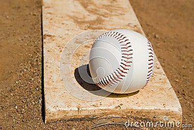 Pitchers mound upclose Stock Photo