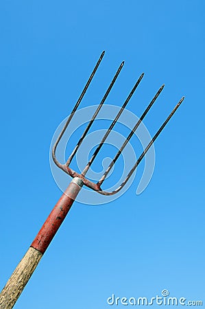 Pitchfork Stock Photo