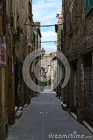 Pitigliano - Little Italian's Jerusalem (Tuscany) Editorial Stock Photo