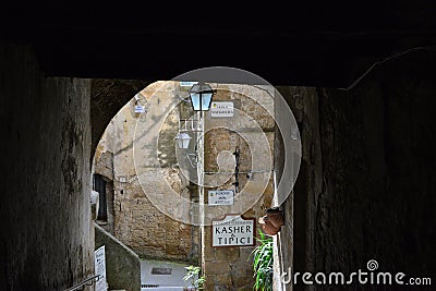 Pitigliano - Little Italian's Jerusalem (Tuscany) Stock Photo
