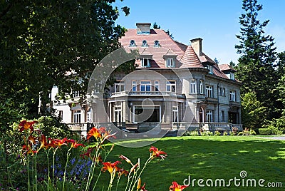 Pittock Mansion, Portland, Oregon Stock Photo