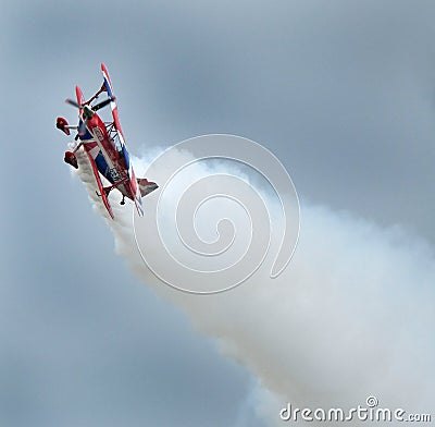 Pitts Special aerobatic display aircraft. Editorial Stock Photo