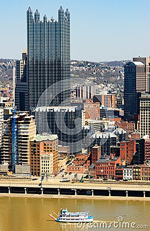 Pittsburgh Downtown Editorial Stock Photo