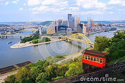 Pittsburgh Incline Stock Photo