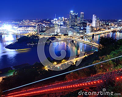 Pittsburgh Incline Stock Photo