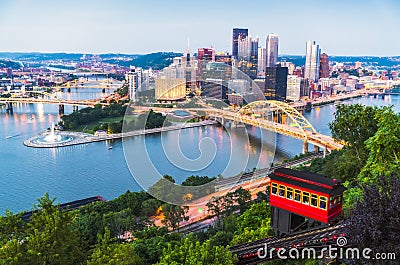 Pittsburgh,pennsylvania,usa. 2017-08-20, beautiful pittsburgh Stock Photo
