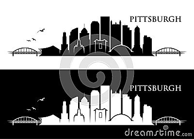 Pittsburgh skyline - Pennsylvania - vector illustration Vector Illustration