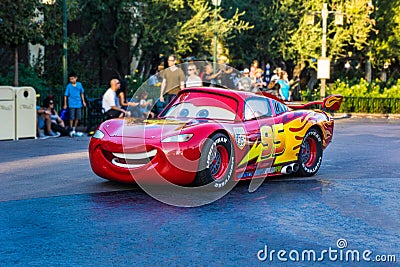 Pixar Cars Lighting McQueen Editorial Stock Photo