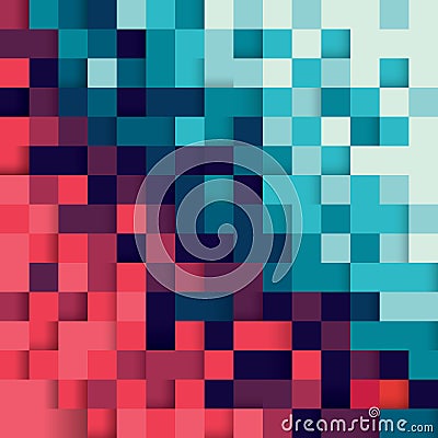 Pixel abstract background Vector Illustration