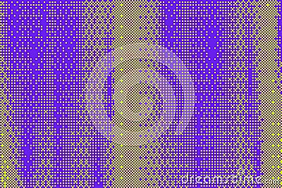 Pixel bitmap background with retro dotted pattern. Purple and green vector gradation abstract gradation. Noise effect Vector Illustration