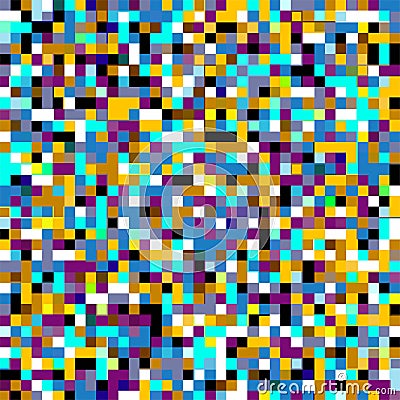 Pixel color art texture Vector Illustration